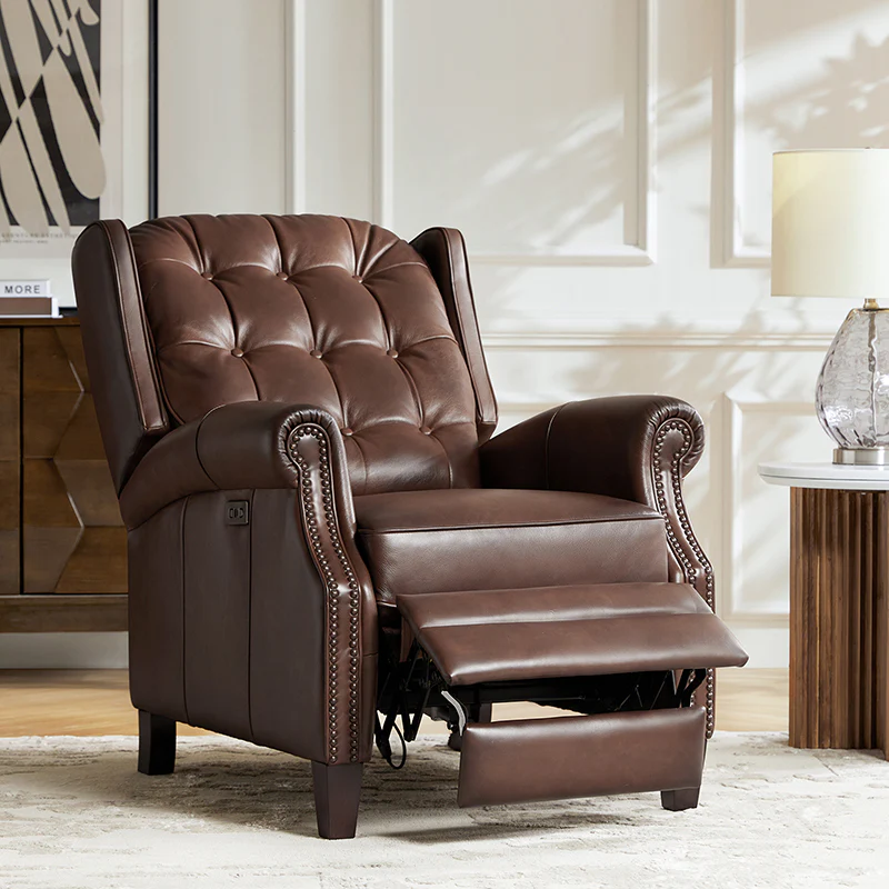 Ruben Buttery Leather Power Recliner - Image 10