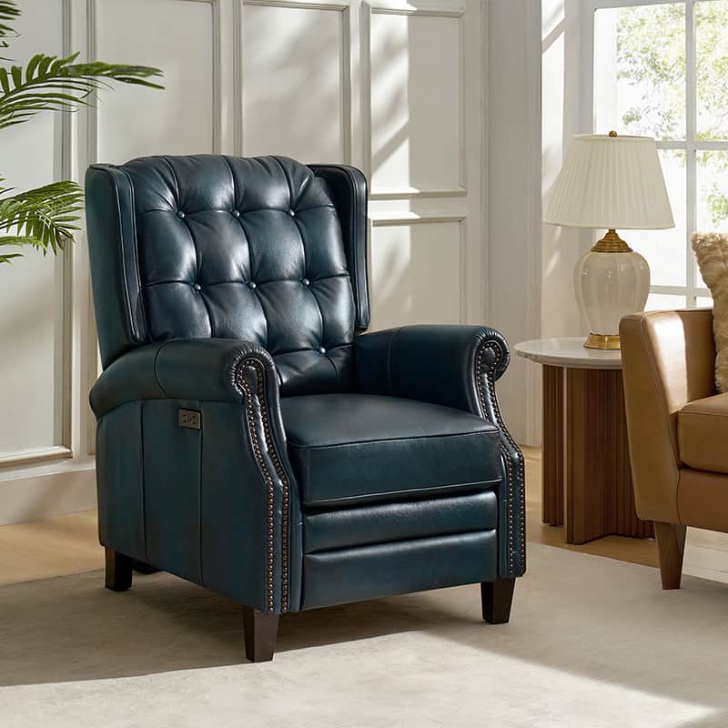 Ruben Buttery Leather Power Recliner - Image 17