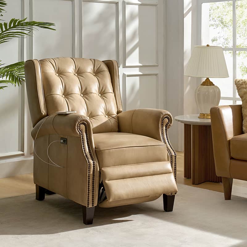 Ruben Buttery Leather Power Recliner - Image 26