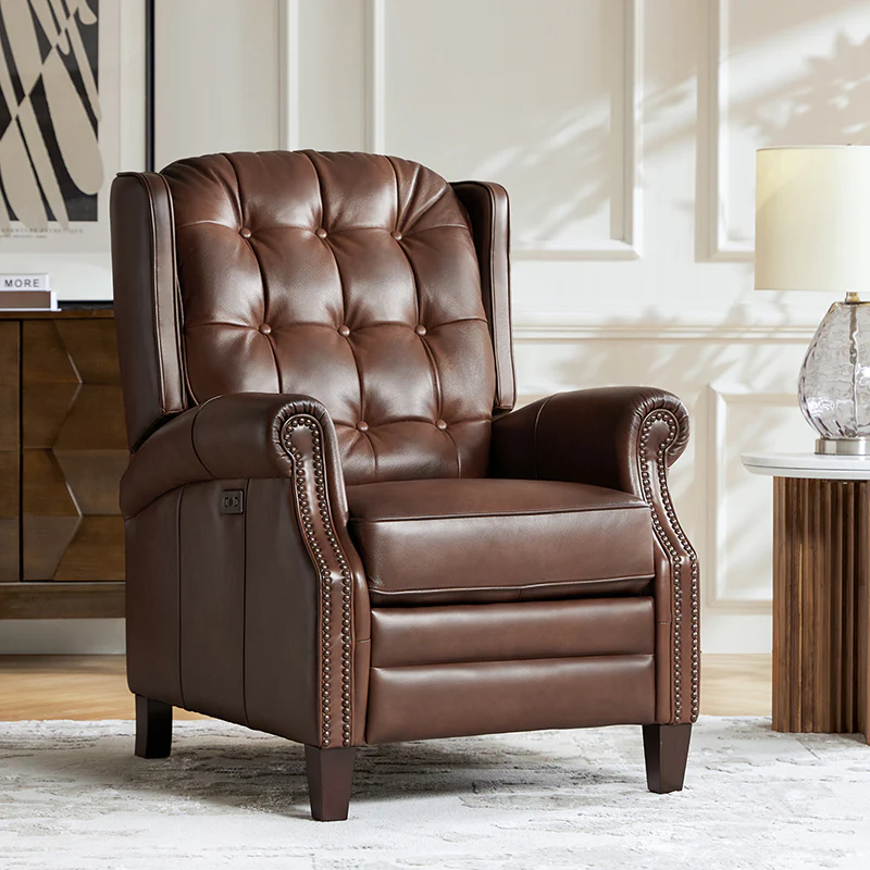 Ruben Buttery Leather Power Recliner - Image 9