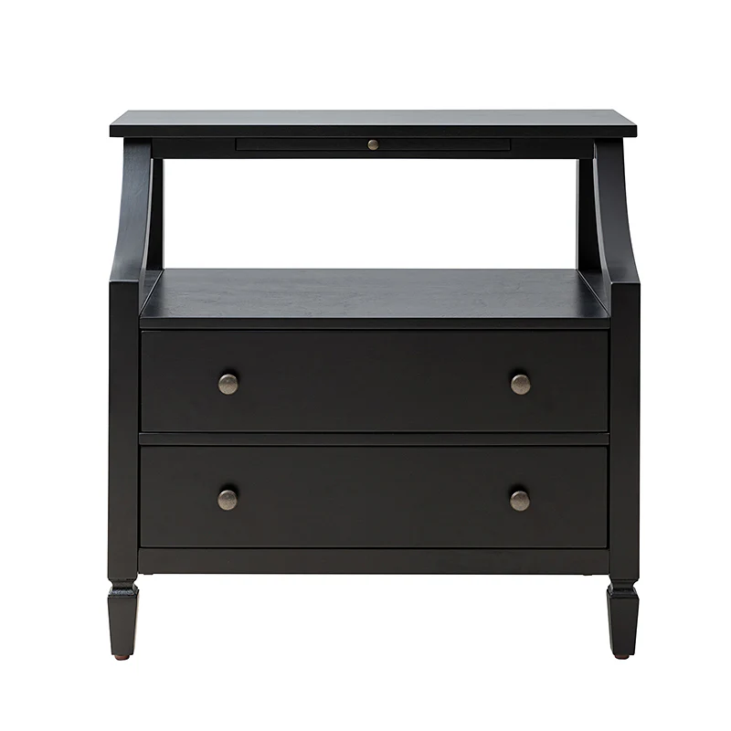 Grace 2 - Drawer End Table Chest with Built-in Outlets - Image 16