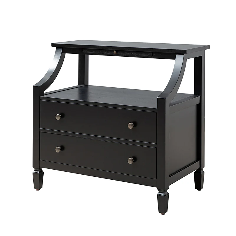 Grace 2 - Drawer End Table Chest with Built-in Outlets - Image 18