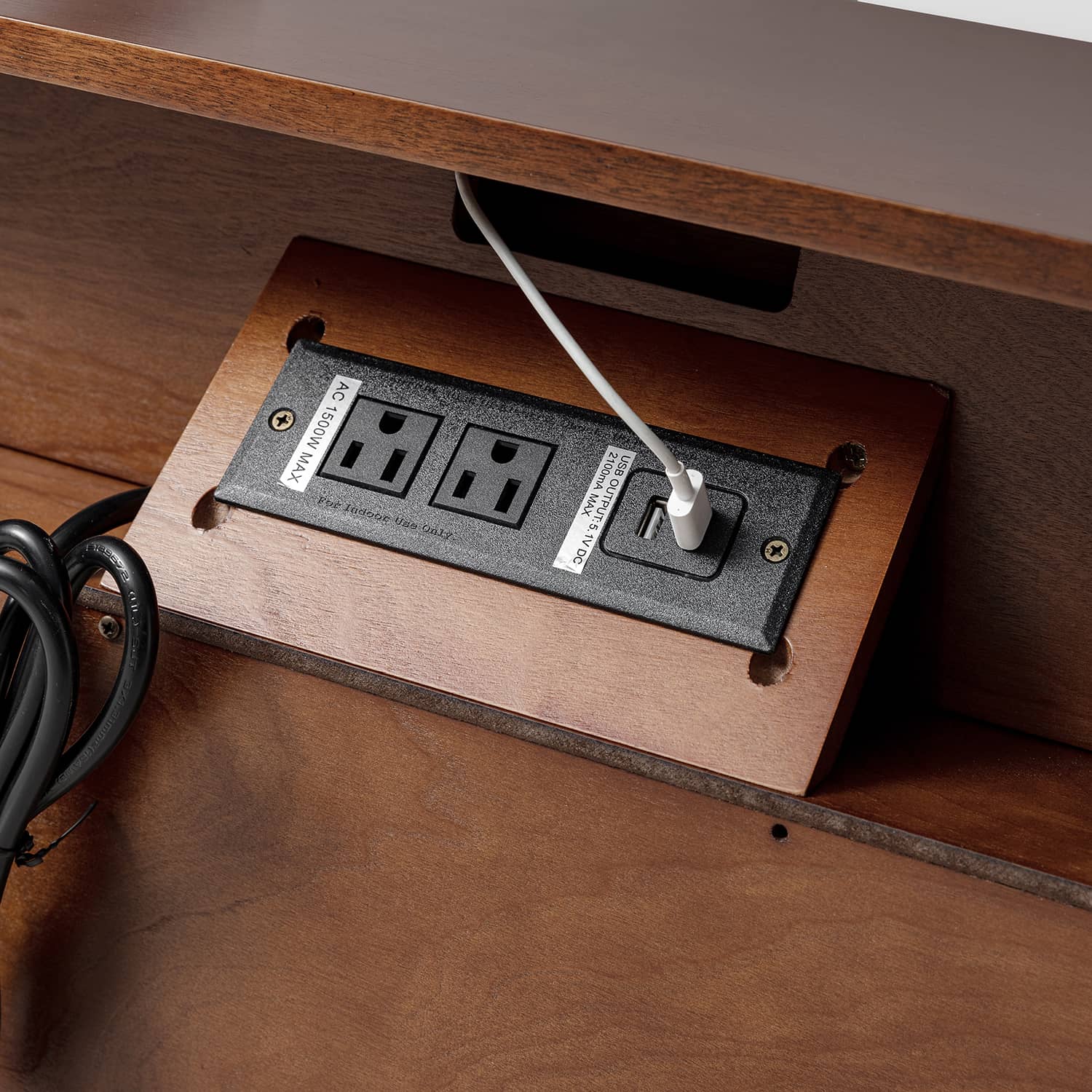 Grace 2 - Drawer End Table Chest with Built-in Outlets - Image 29
