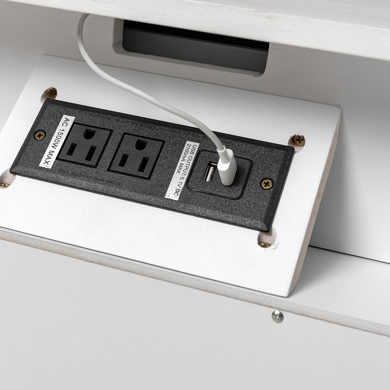 Grace 2 - Drawer End Table Chest with Built-in Outlets - Image 35