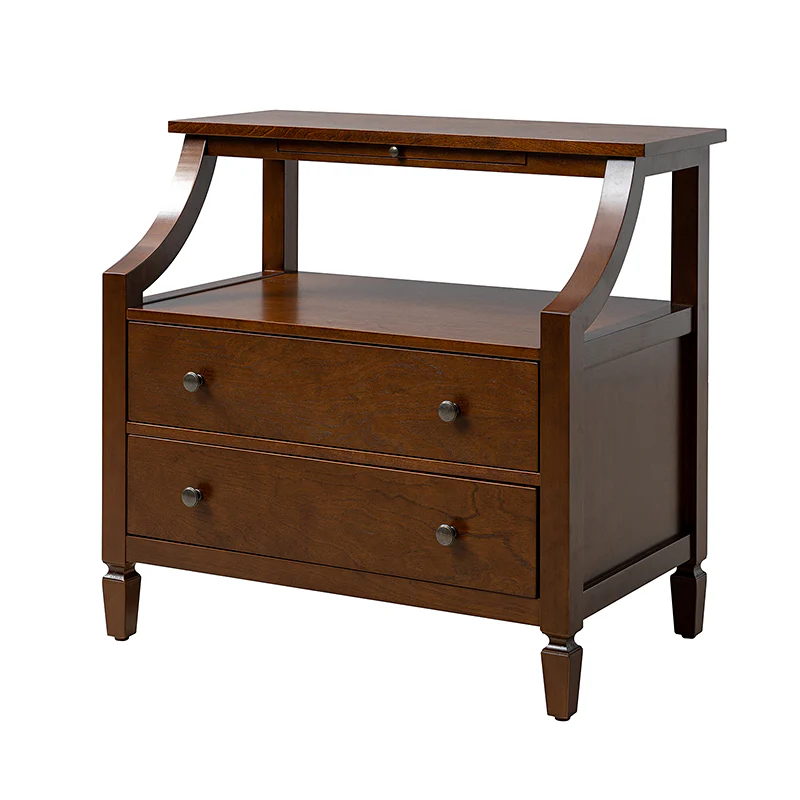 Grace 2 - Drawer End Table Chest with Built-in Outlets - Image 4