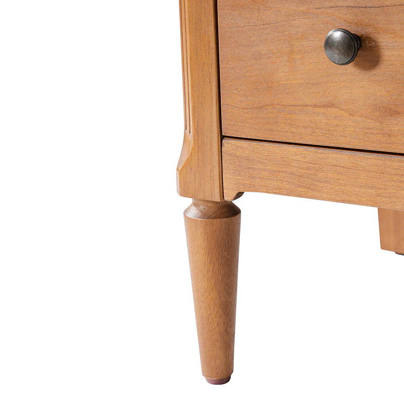 Griselda Transitional 3-Drawer End Table with Hidden Compartment, Pull-Out Tray & Power Outlet Solid Wood Elegance - Image 7