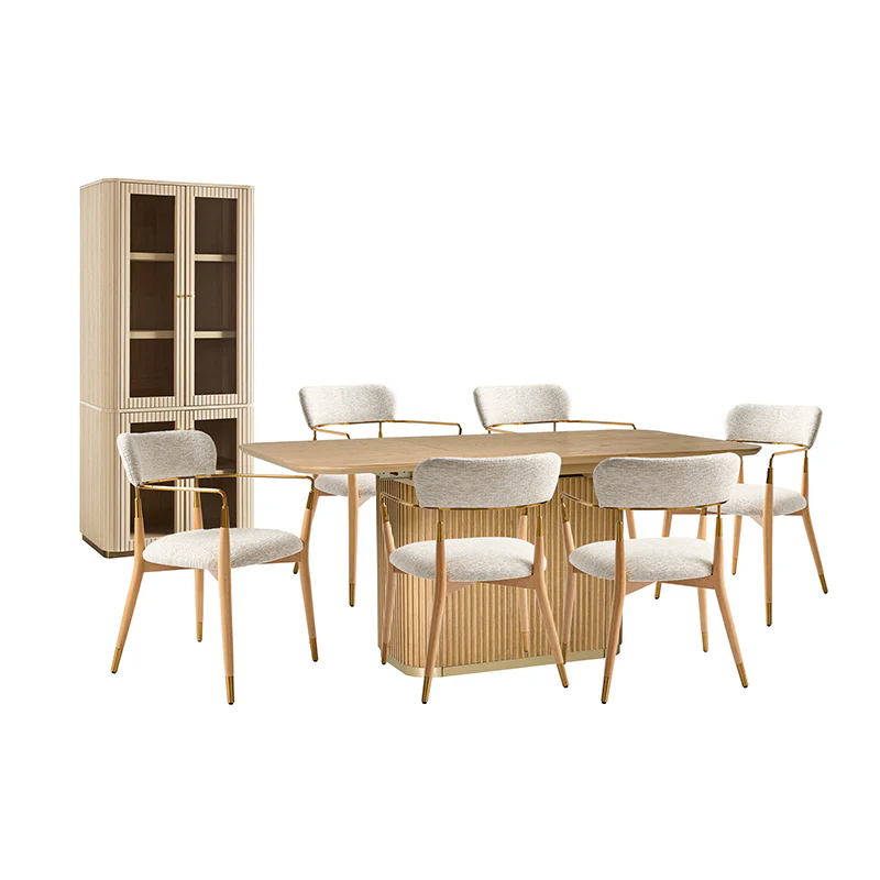Gustavo 8-Piece Modern American Dining Room Sets - Image 6