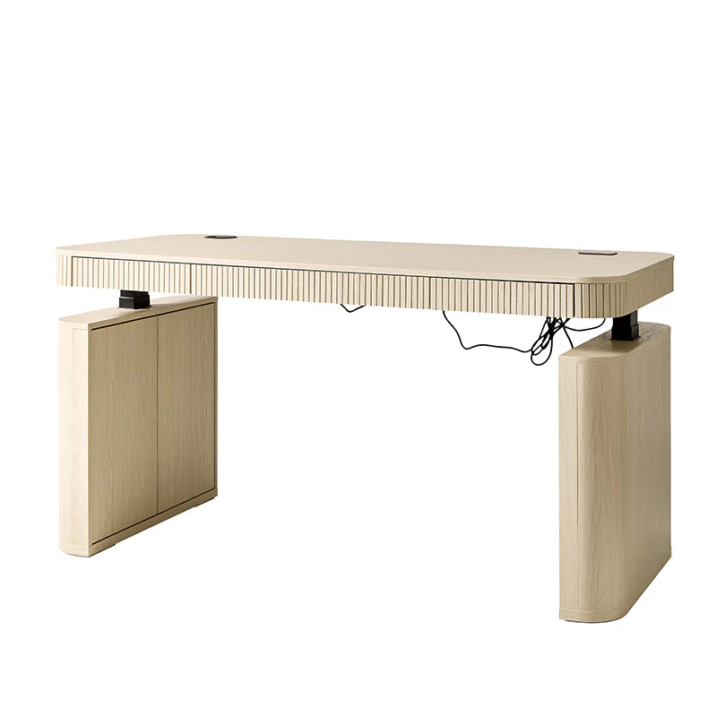 Baggio Modern Electric Adjustable Standing Desk with Cable Management - Image 25