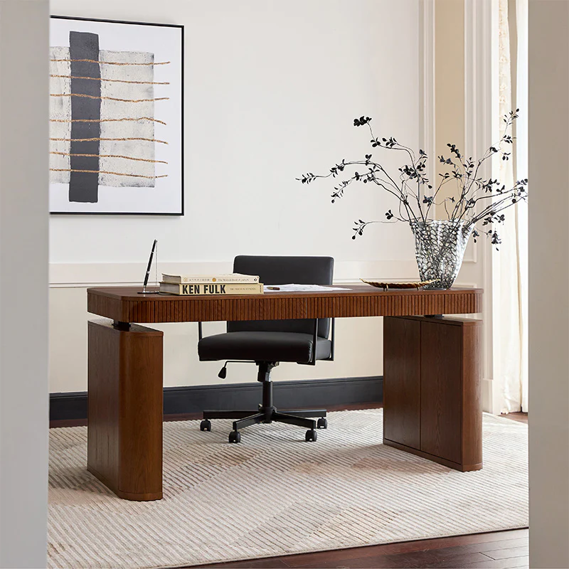 Baggio Modern Electric Adjustable Standing Desk with Cable Management - Image 29