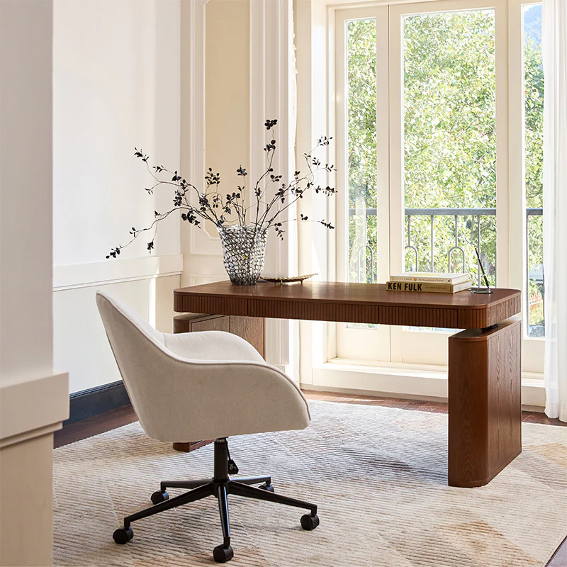 Baggio Modern Electric Adjustable Standing Desk with Cable Management - Image 30