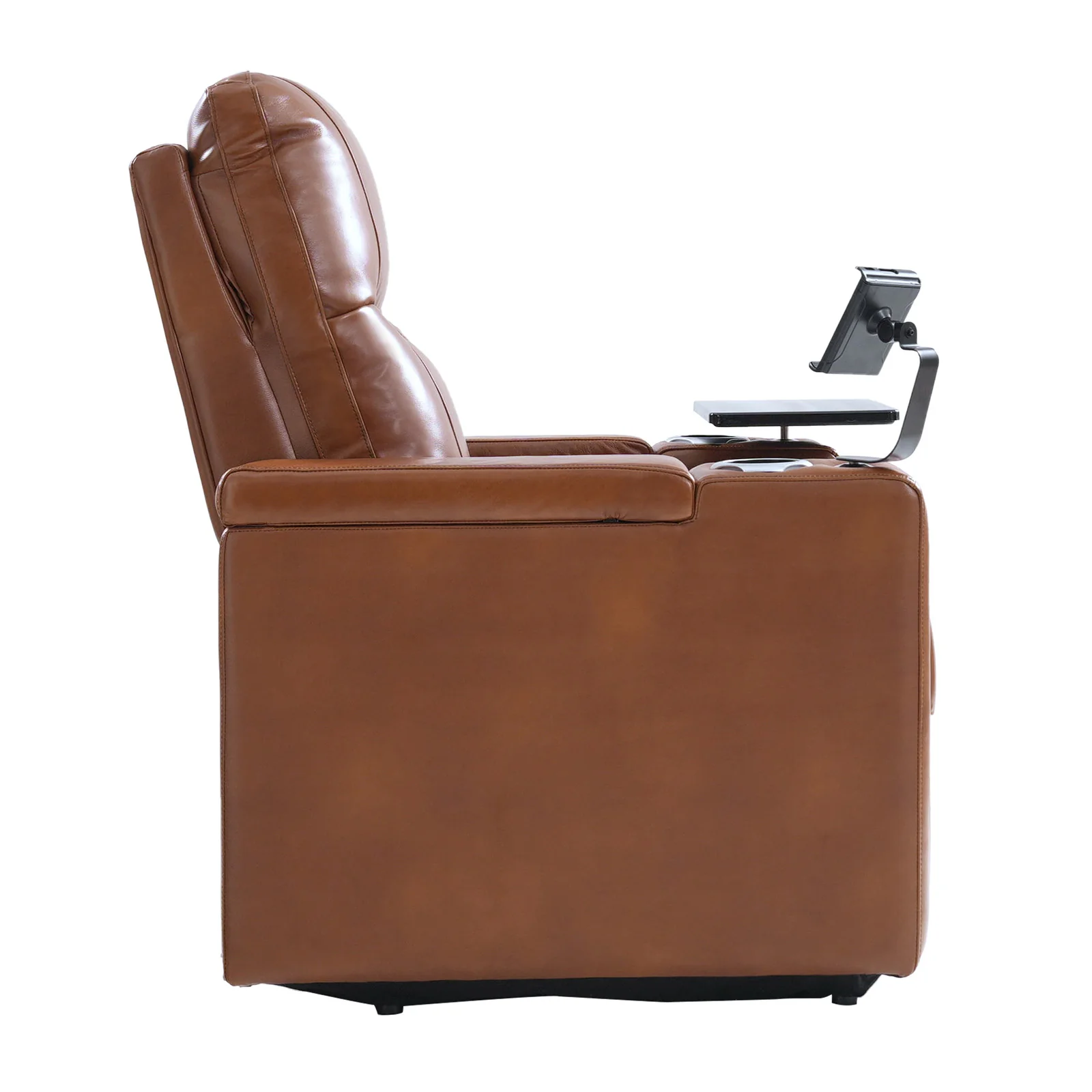 Iliana Electric Genuine Leather Recliner with Small Table and Phone Holder - Image 26