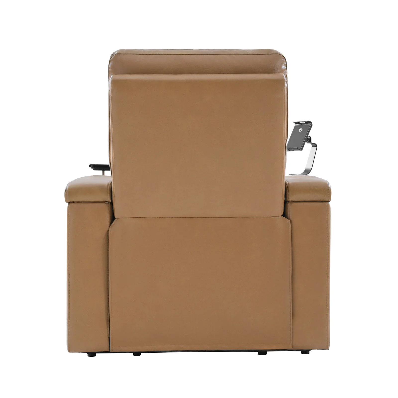 Iliana Electric Genuine Leather Recliner with Small Table and Phone Holder - Image 7