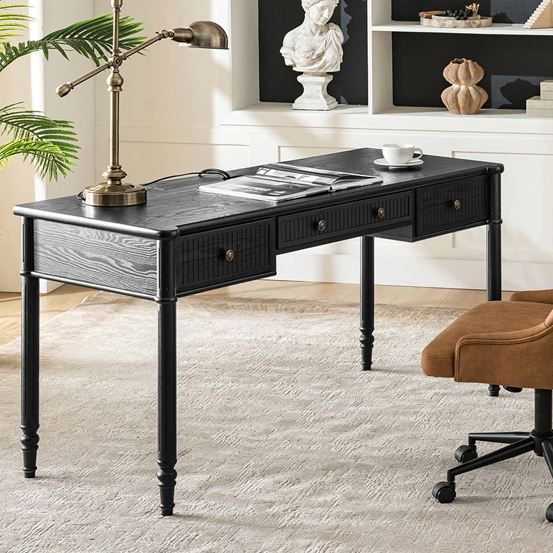 Isaac Transitional 60''W Office Desk With 3 Drawers - Image 10