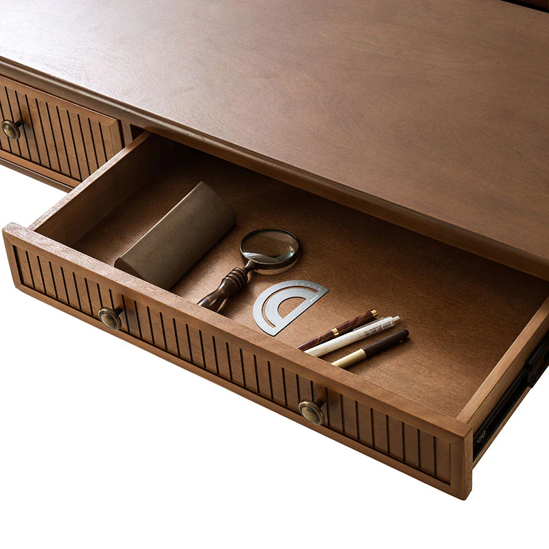 Isaac Transitional 60''W Office Desk With 3 Drawers - Image 6