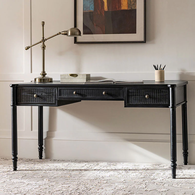 Isaac Transitional 60''W Office Desk With 3 Drawers - Image 9