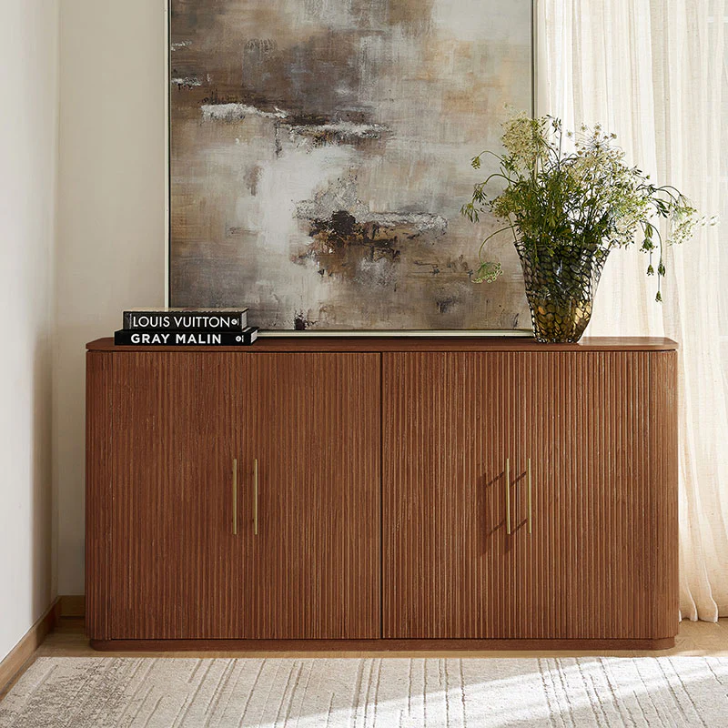 Ivan Fluted Premium Wood Cabinet - Image 10