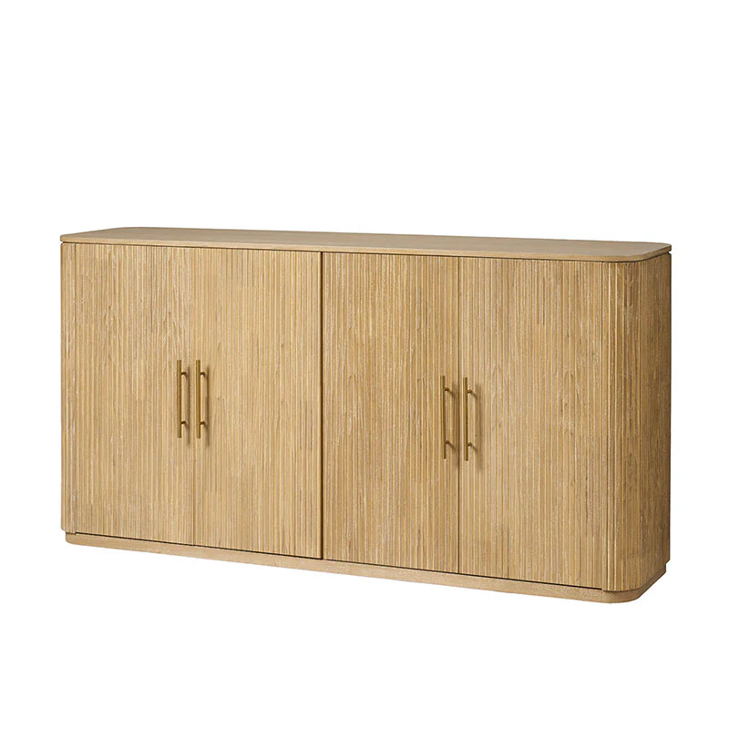 Ivan Fluted Premium Wood Cabinet - Image 6