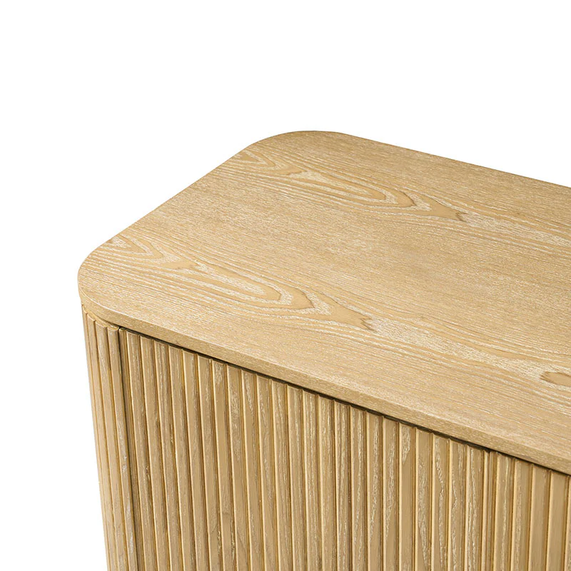 Ivan Fluted Premium Wood Cabinet - Image 8