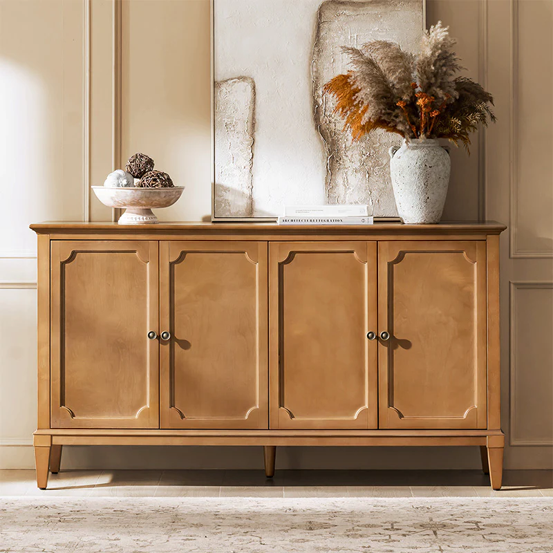 Jane Wood Veneer Sideboard with Adjustable Shelves, Available in 2-Door or 4-Door Options - Image 10