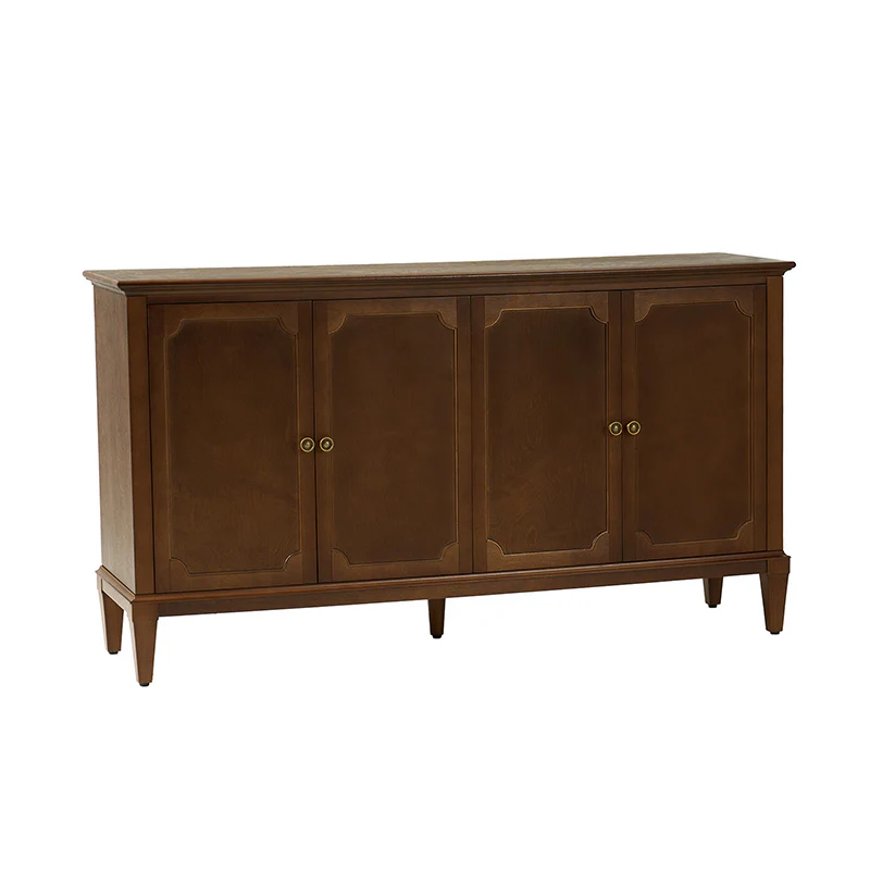 Jane Wood Veneer Sideboard with Adjustable Shelves, Available in 2-Door or 4-Door Options - Image 5