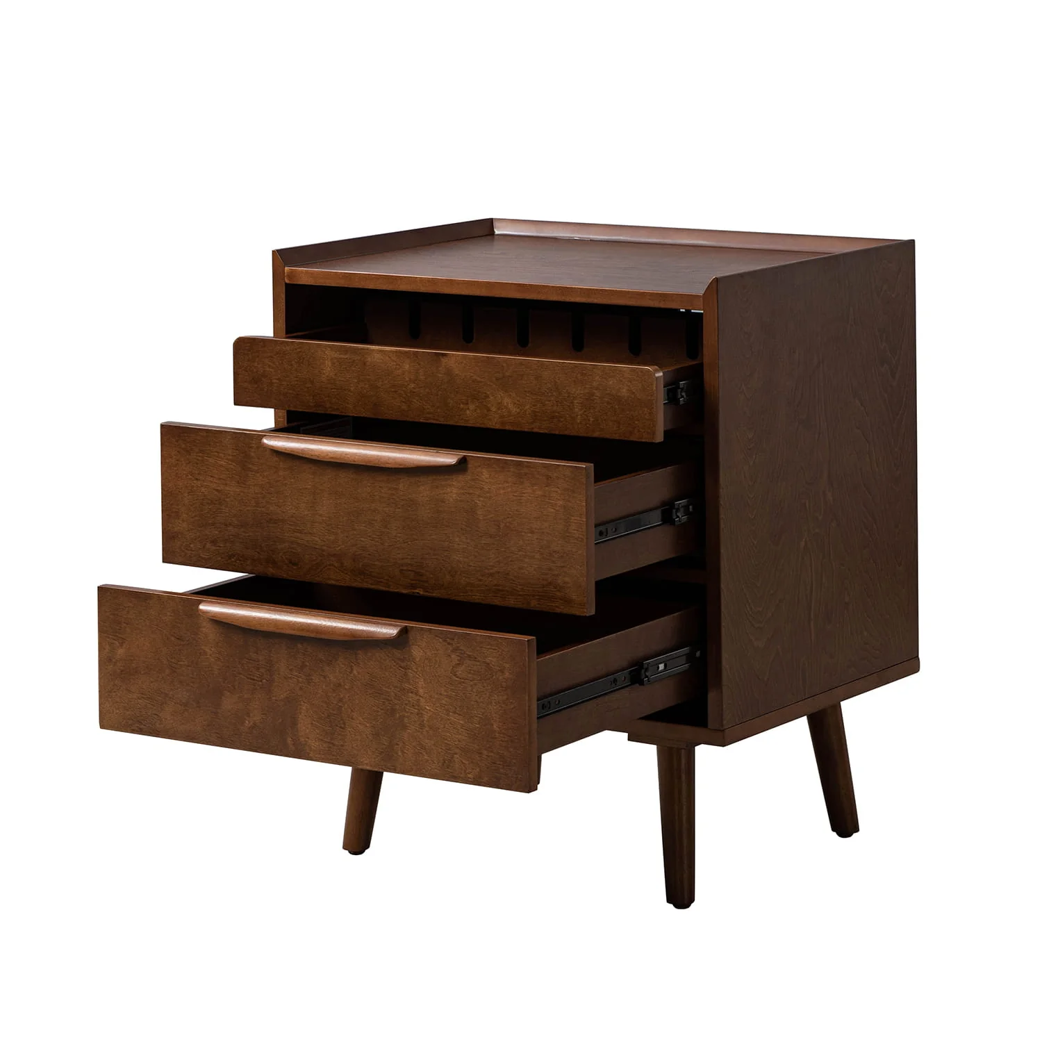 Janet Mid-Century Modern 3 - Drawer End Table(Optional Types) - Image 23