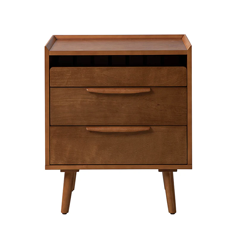 Janet Mid-Century Modern 3 - Drawer End Table(Optional Types) - Image 4