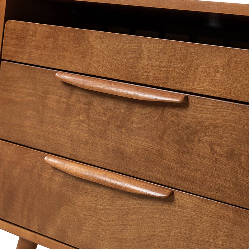 Janet Mid-Century Modern 3 - Drawer End Table(Optional Types) - Image 5