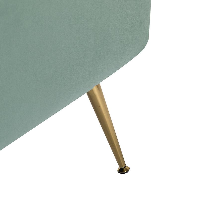 Jaxon Modern Velvet Accent Armchair with Gold Metal Legs - Image 24