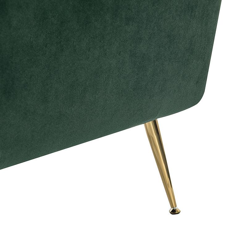 Jaxon Modern Velvet Accent Armchair with Gold Metal Legs - Image 32