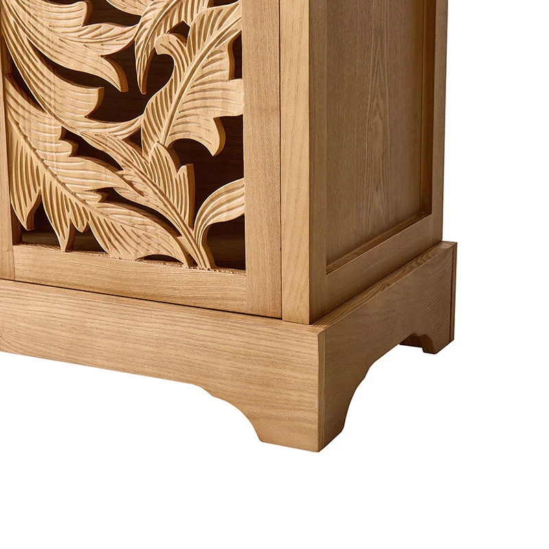 Jordan 63″ Wide 4-Door Sideboard – Solid Wood Console Cabinet - Image 16