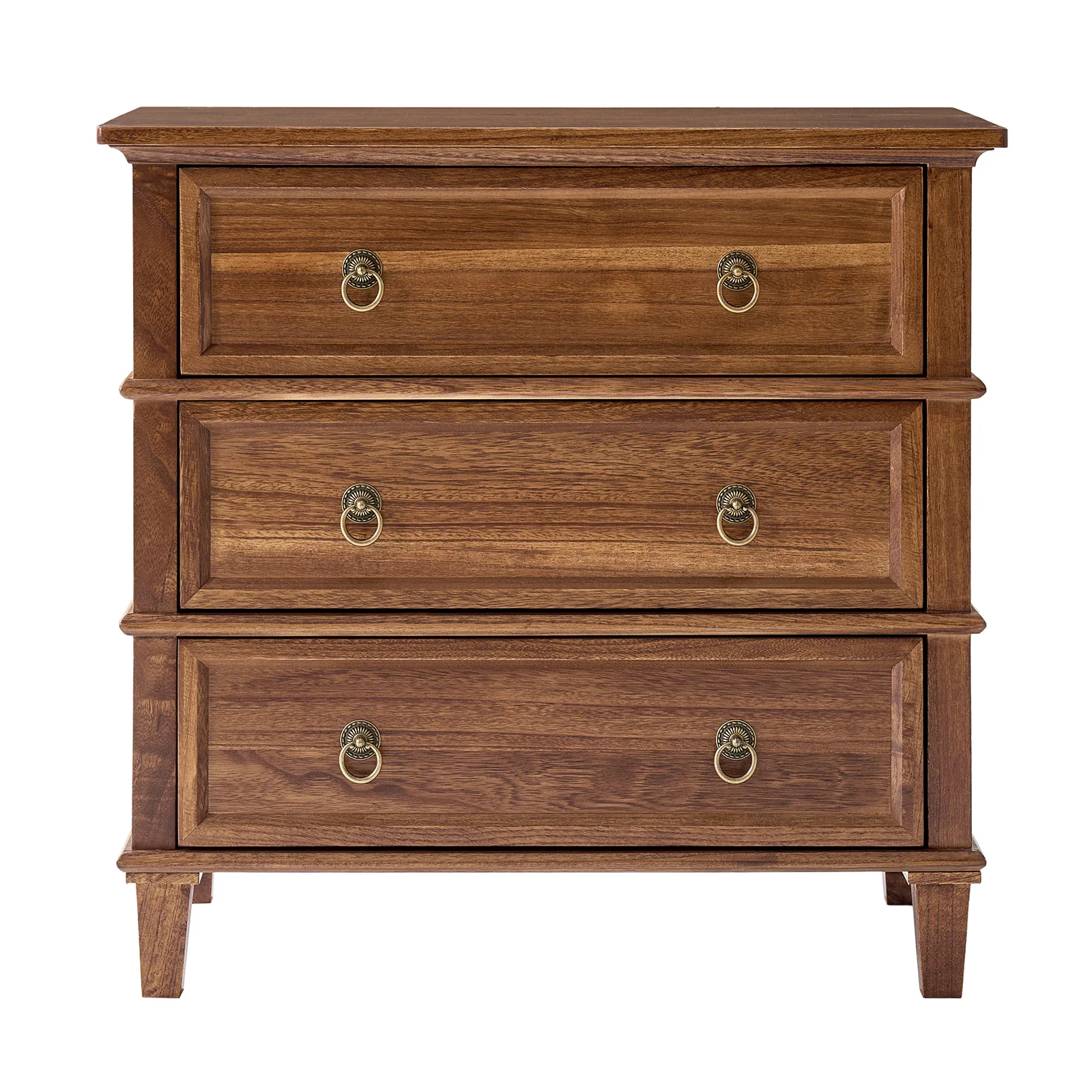 Jules Classic Solid Wood 3-Drawer End Table with USB Ports - Image 12