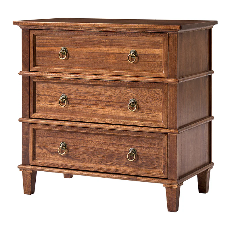 Jules Classic Solid Wood 3-Drawer End Table with USB Ports - Image 13