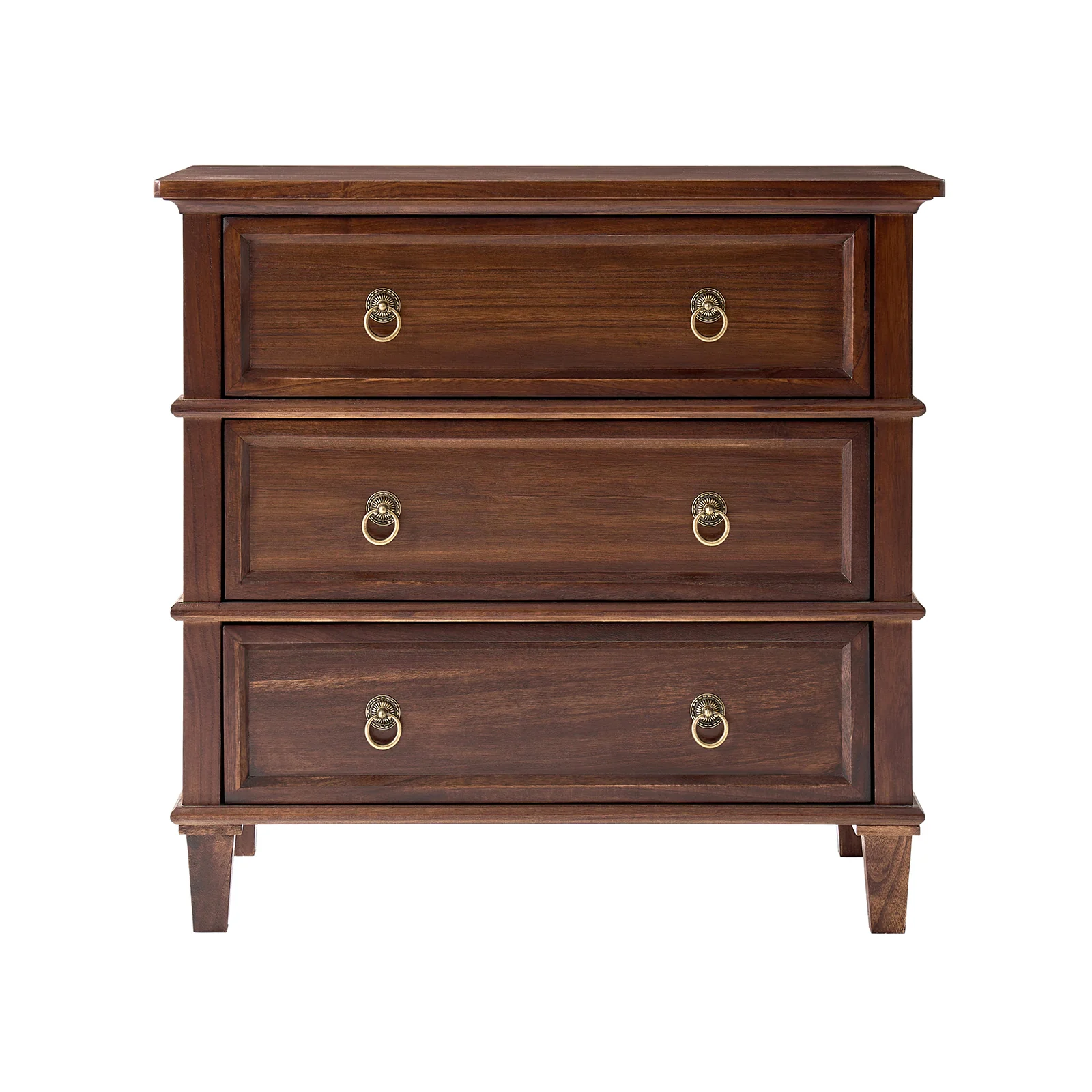 Jules Classic Solid Wood 3-Drawer End Table with USB Ports - Image 5