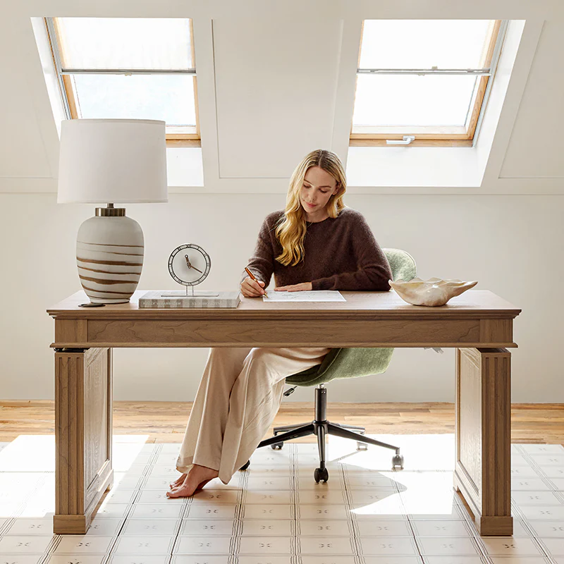 Julia Farmhouse Electric Adjustable Standing Desk - Image 3