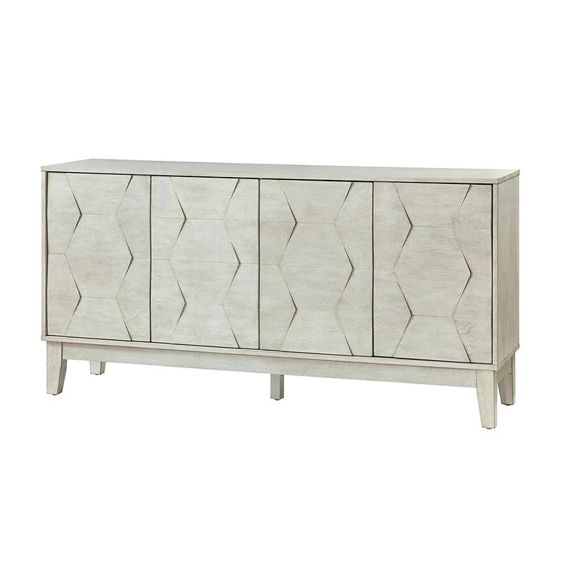 Kamu 60″ Wood Sideboard – Mid-Century Modern Storage Cabinet - Image 13