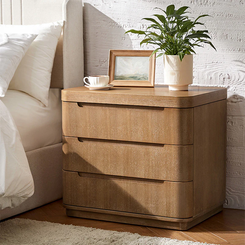 Ravona Large 3-Drawer Nightstand with Hidden Storage(Optional Types) - Image 3