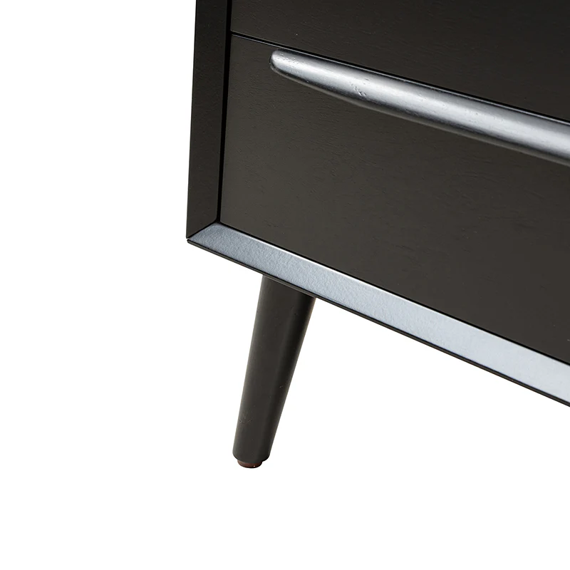 Lilian 2 - Drawer Mid Century End Table with Built-in Outlets(Optional Types) - Image 12