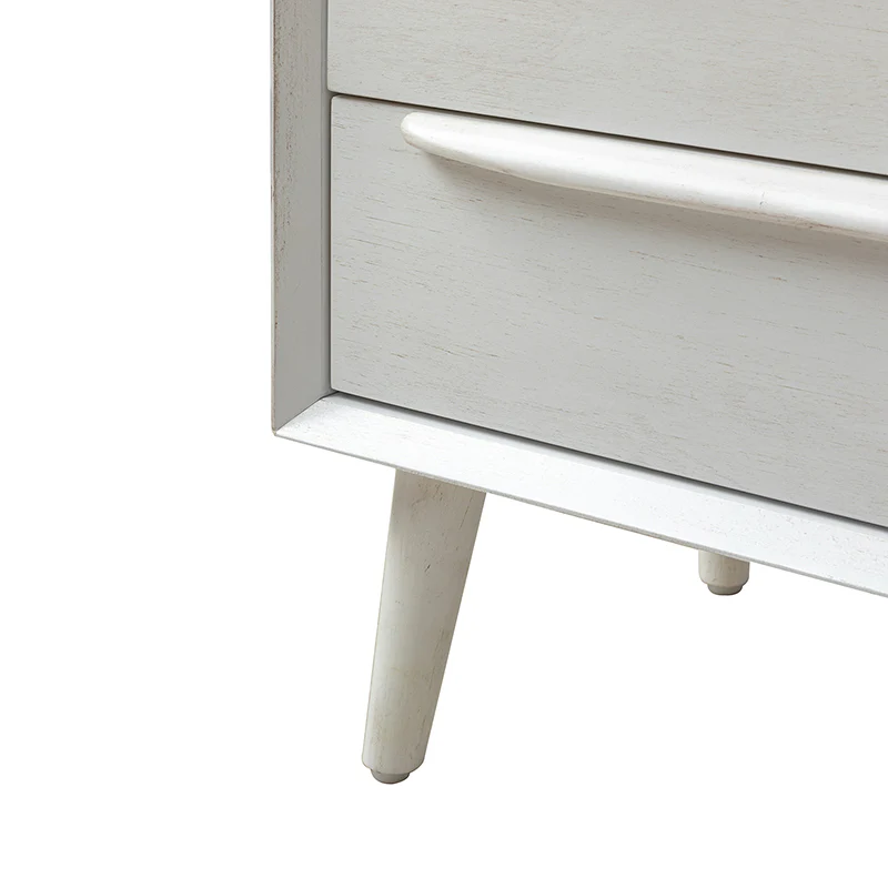 Lilian 2 - Drawer Mid Century End Table with Built-in Outlets(Optional Types) - Image 18