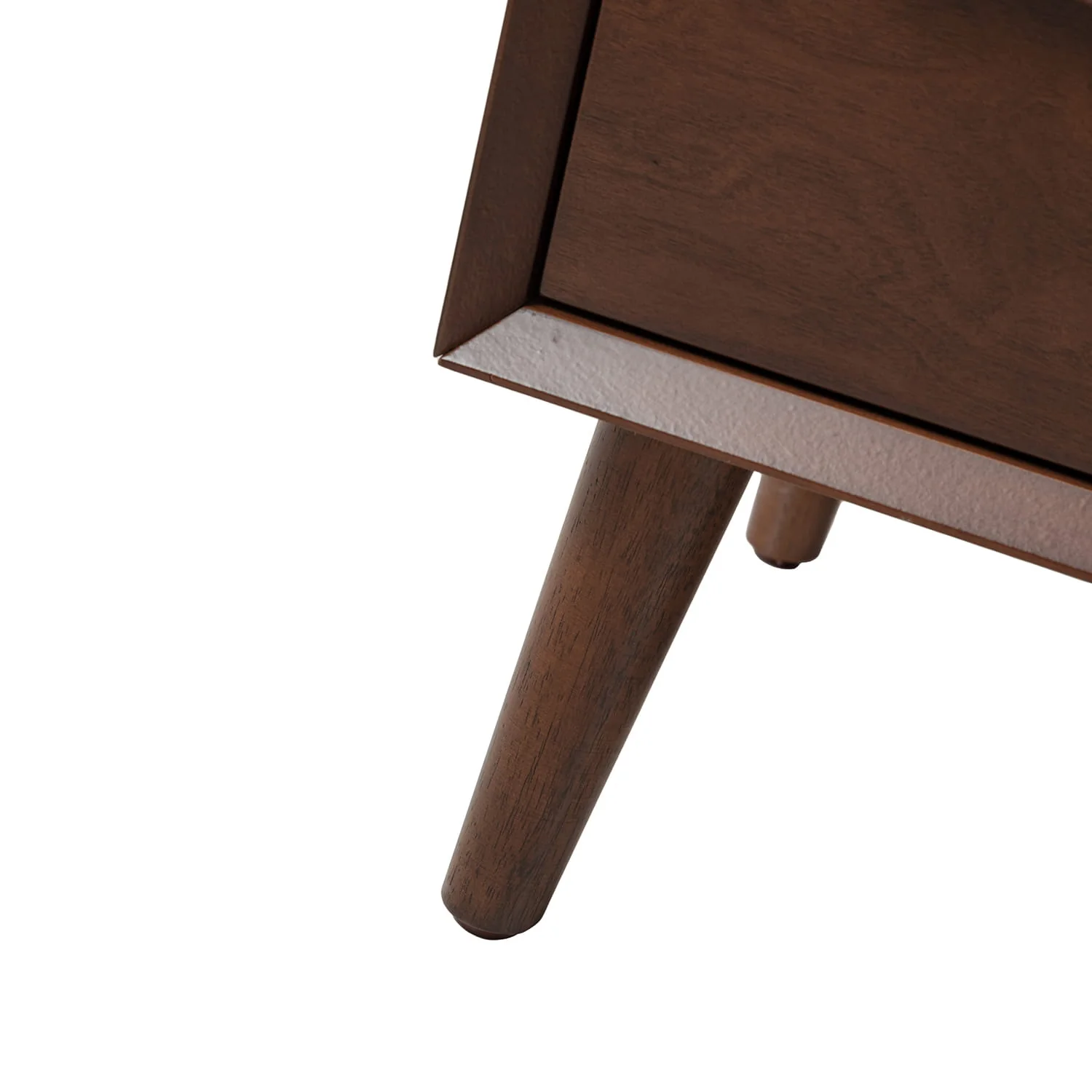 Lilian 2 - Drawer Mid Century End Table with Built-in Outlets(Optional Types) - Image 38