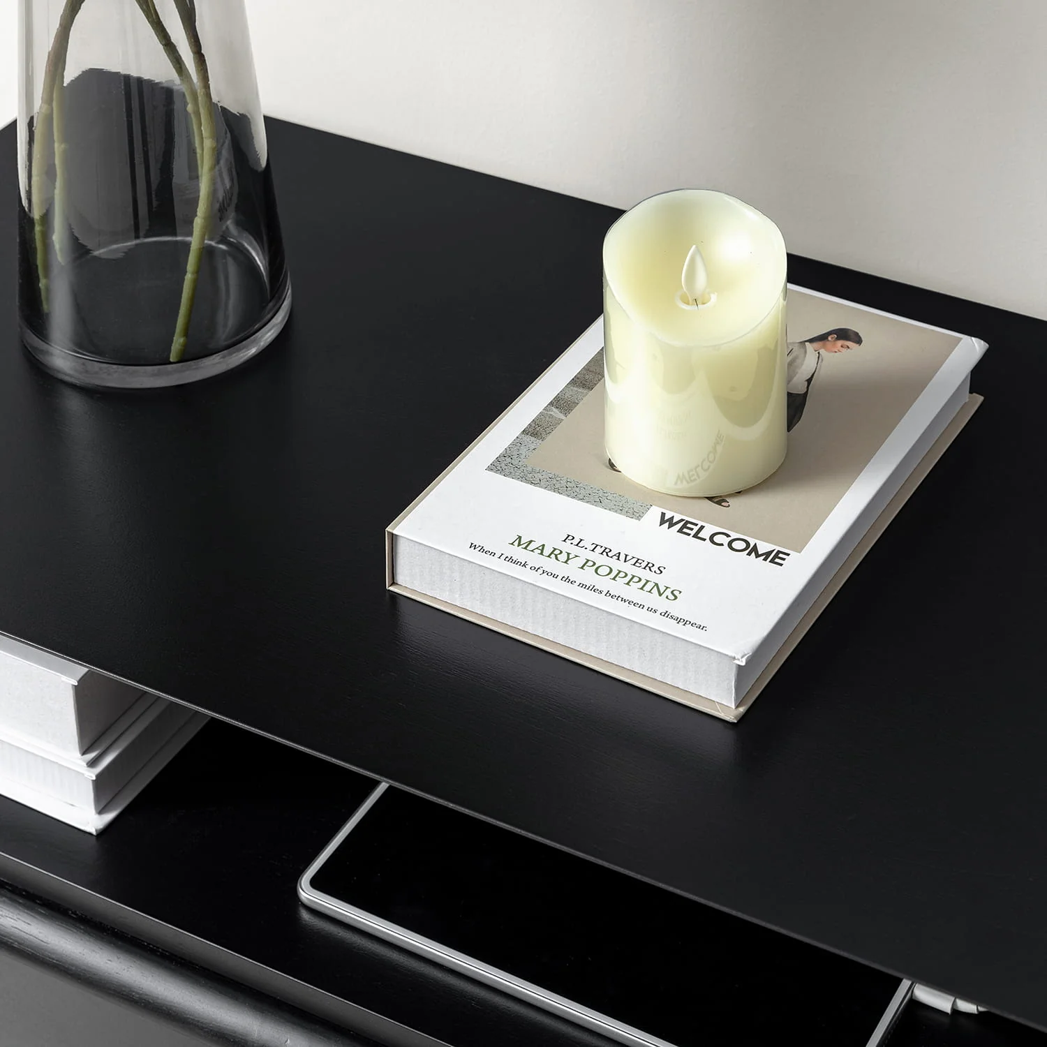 Lilian 2 - Drawer Mid Century End Table with Built-in Outlets(Optional Types) - Image 42