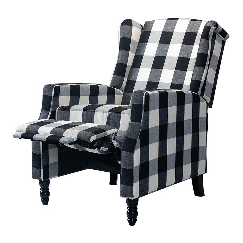 Lilith Upholstered Recliner Chair with Adjustable Backrest & Footrest - Image 13