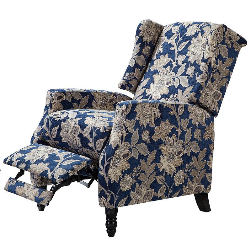 Lilith Upholstered Recliner Chair with Adjustable Backrest & Footrest - Image 21
