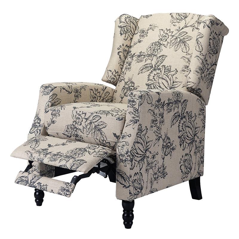 Lilith Upholstered Recliner Chair with Adjustable Backrest & Footrest - Image 29