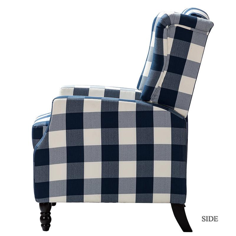 Lilith Upholstered Recliner Chair with Adjustable Backrest & Footrest - Image 38