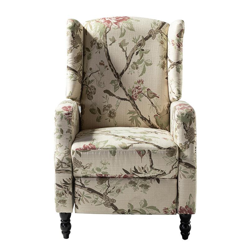 Lilith Upholstered Recliner Chair with Adjustable Backrest & Footrest - Image 44