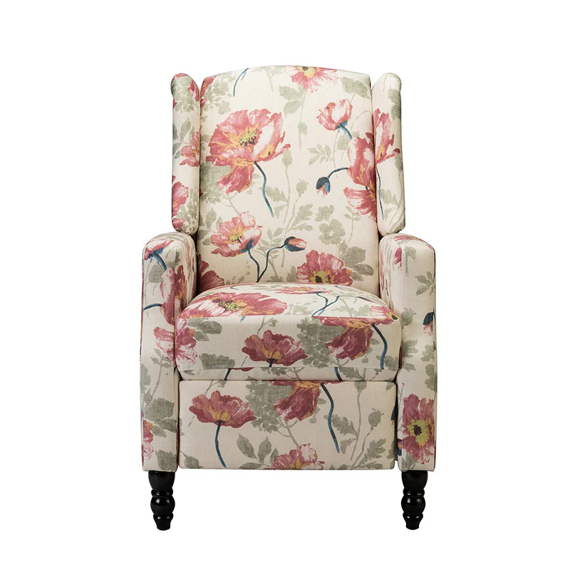 Lilith Upholstered Recliner Chair with Adjustable Backrest & Footrest - Image 50