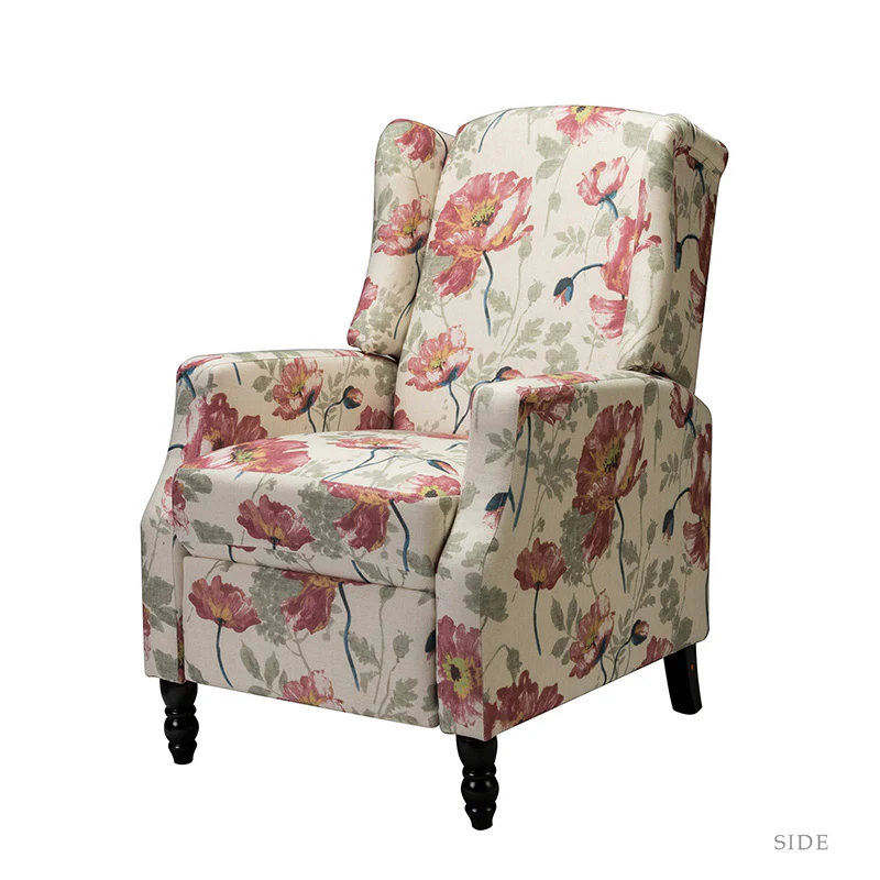 Lilith Upholstered Recliner Chair with Adjustable Backrest & Footrest - Image 51