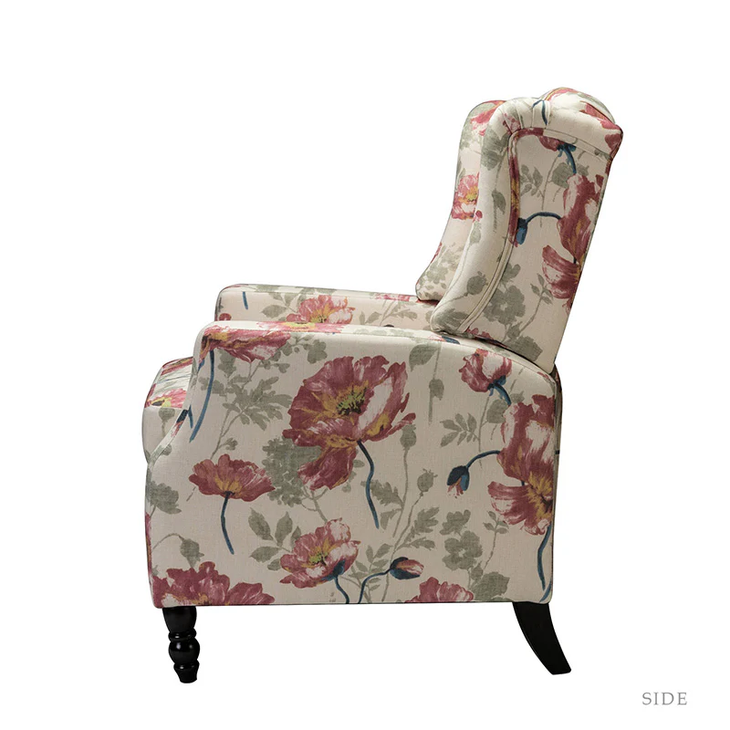 Lilith Upholstered Recliner Chair with Adjustable Backrest & Footrest - Image 52