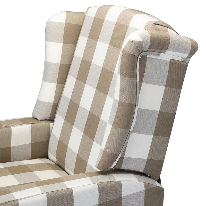 Lilith Upholstered Recliner Chair with Adjustable Backrest & Footrest - Image 7
