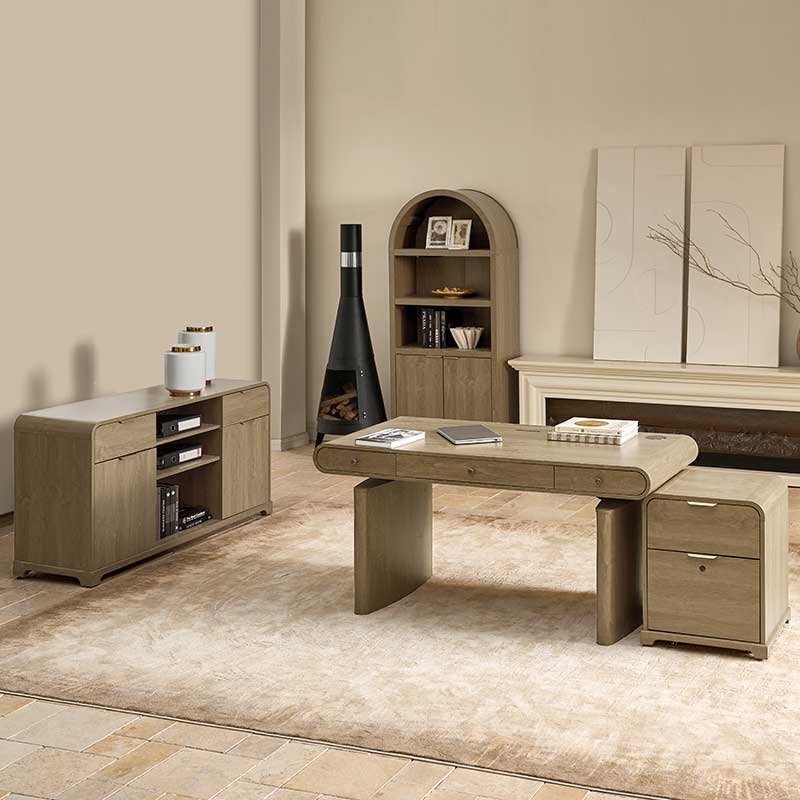 Louise 5-Piece Modern Electric Adjustable Home Office Set - Image 10
